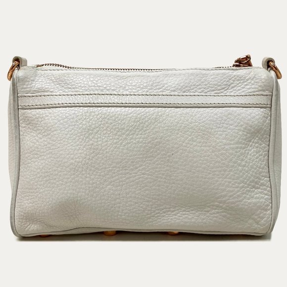 Rebecca Minkoff Mini Mac White Leather Crossbody - Picture 9 of 9